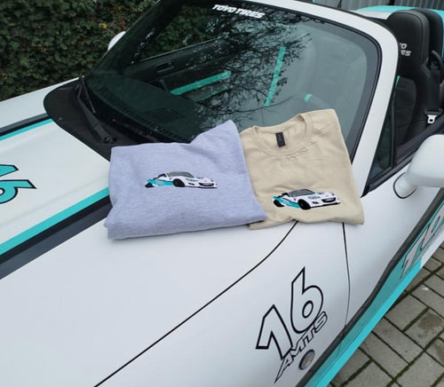 His & hers car tees