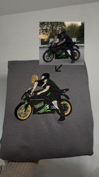 Custom motorcycle embroidery