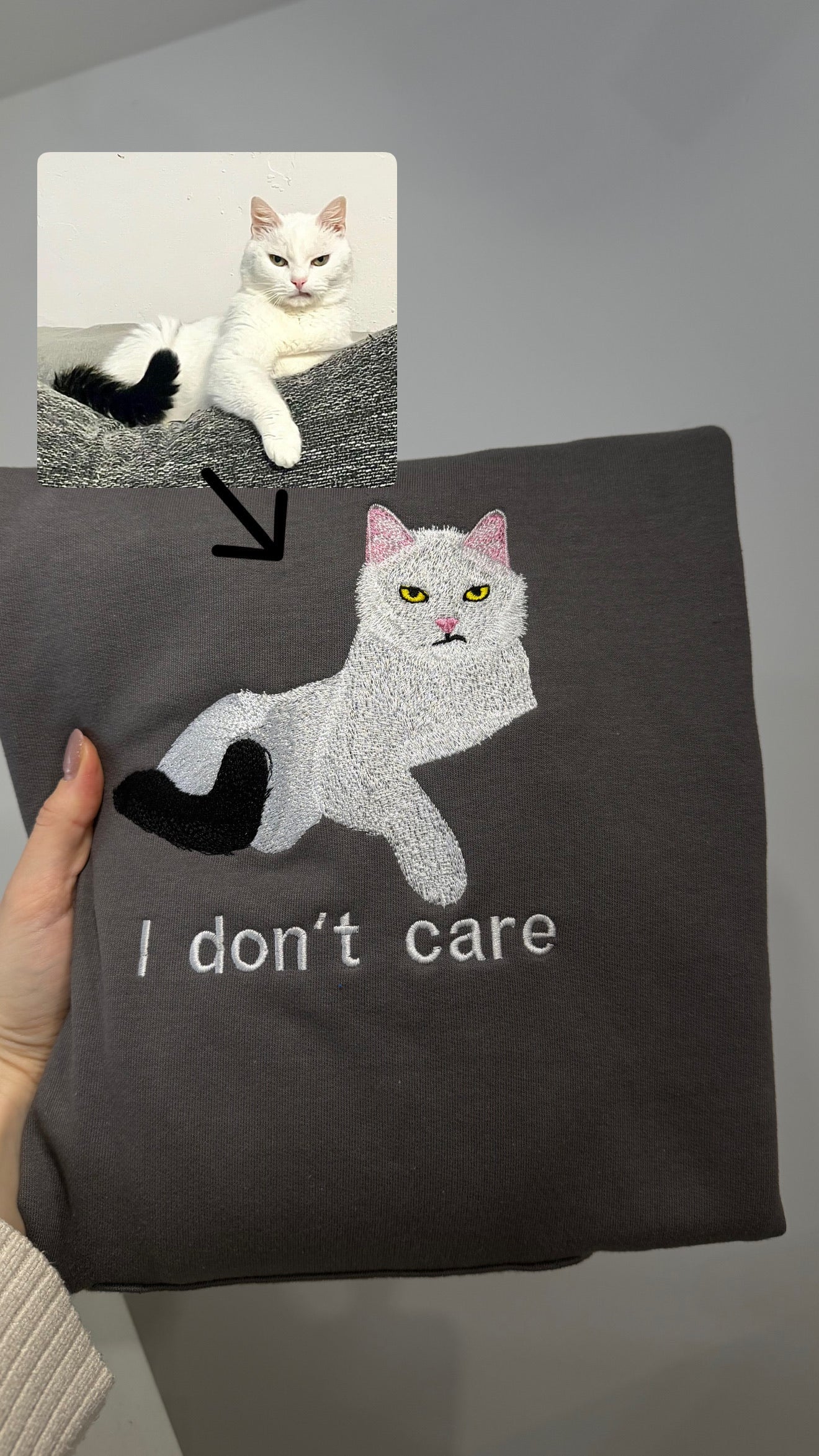 Cat embroidery