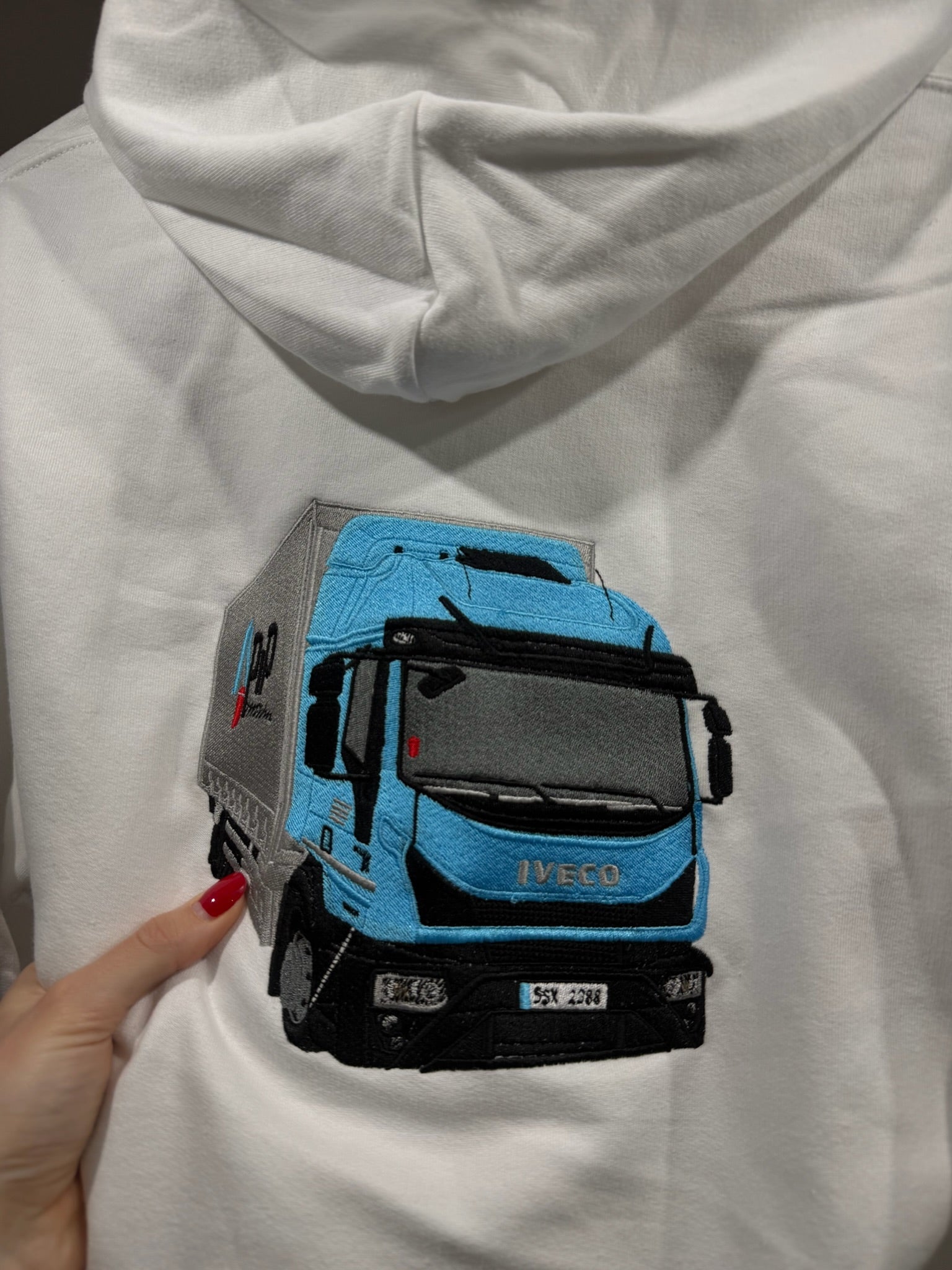 Custom truck embroidery