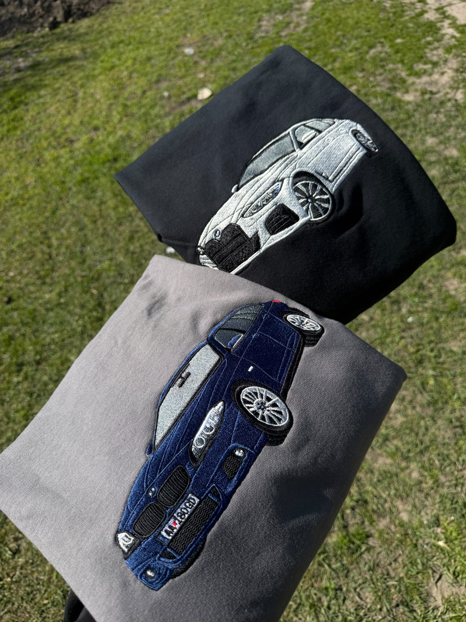 Custom car embroidery