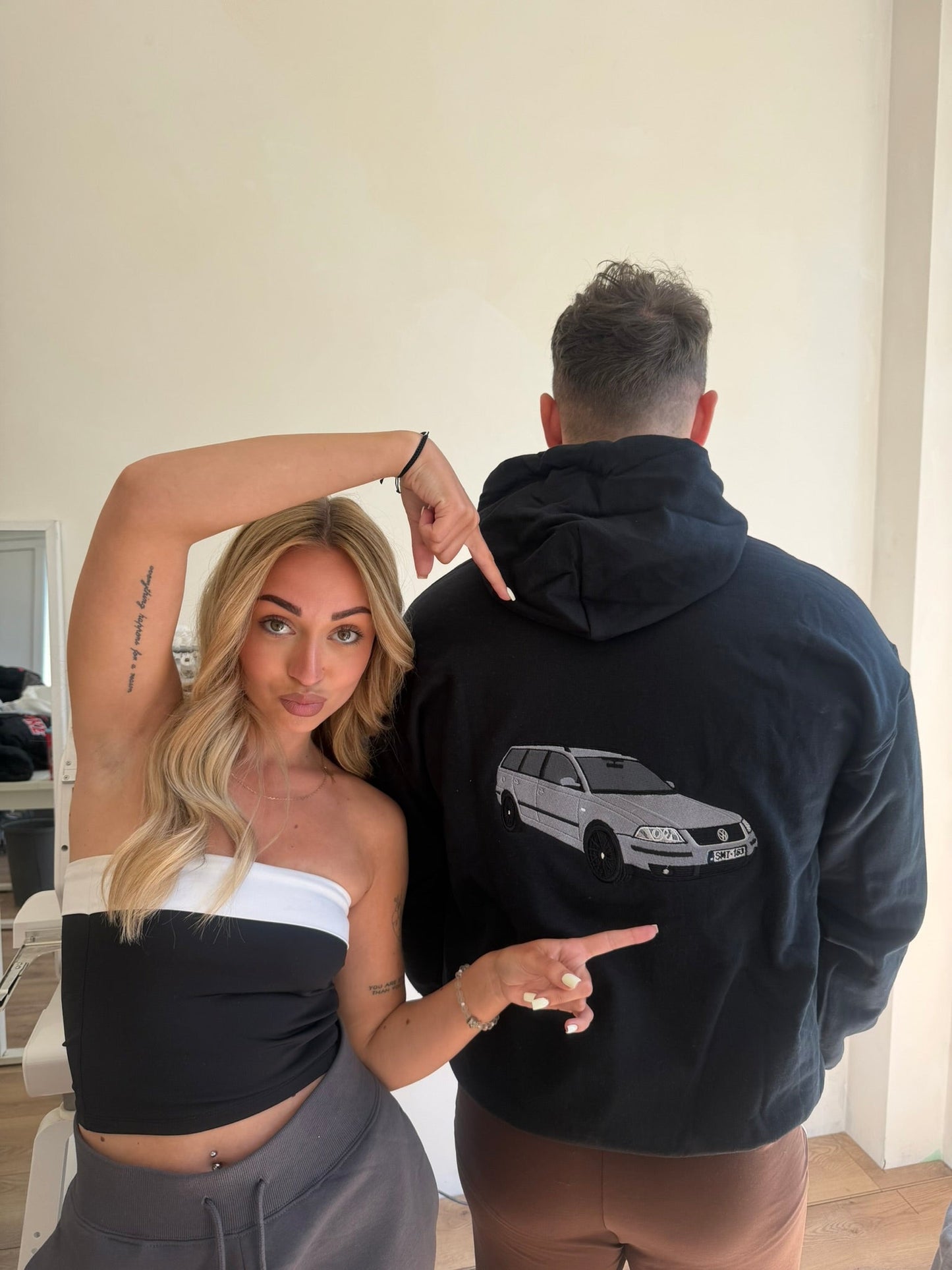 Custom car embroidery