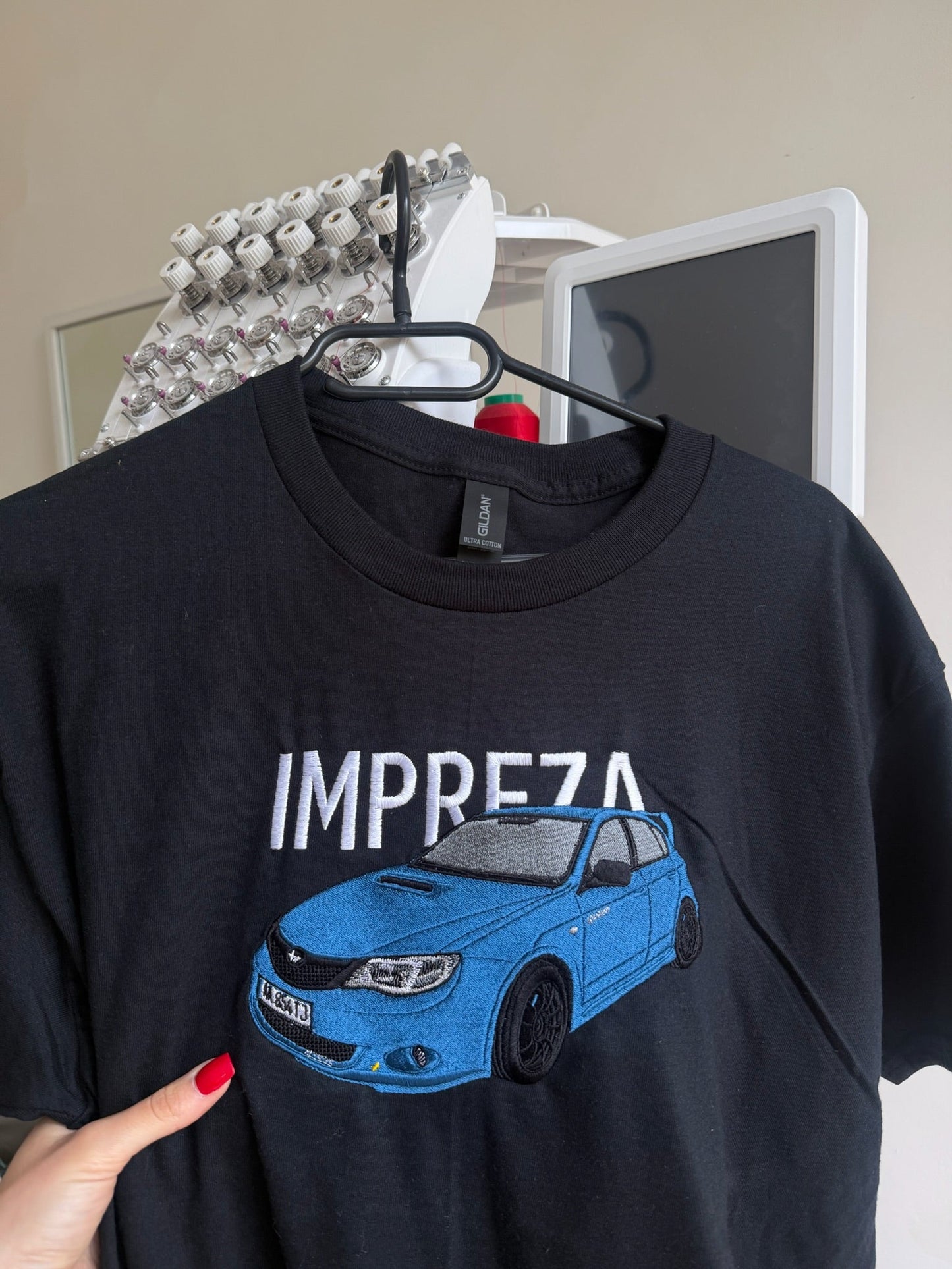 Custom car embroidery