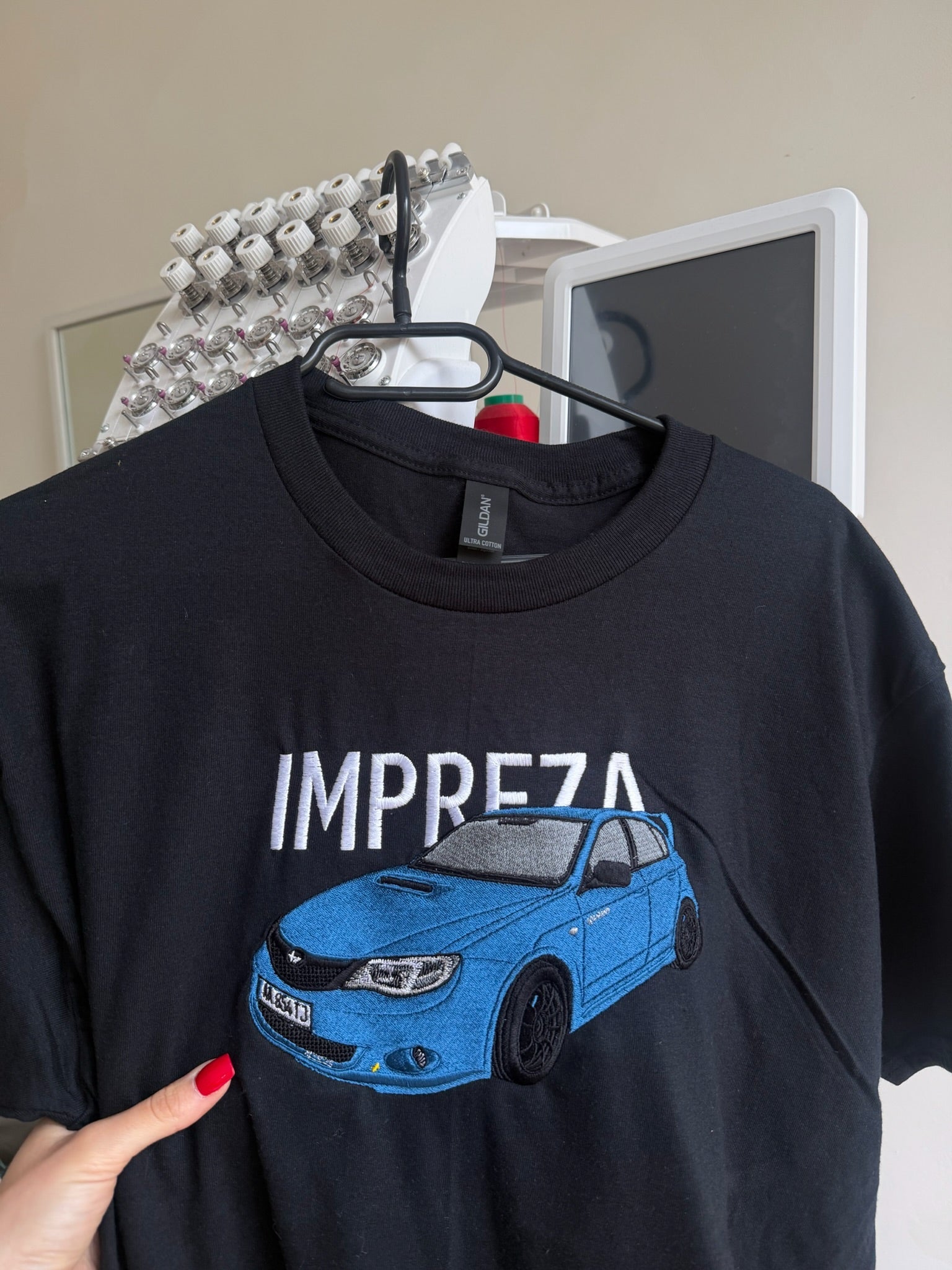 Custom car embroidery