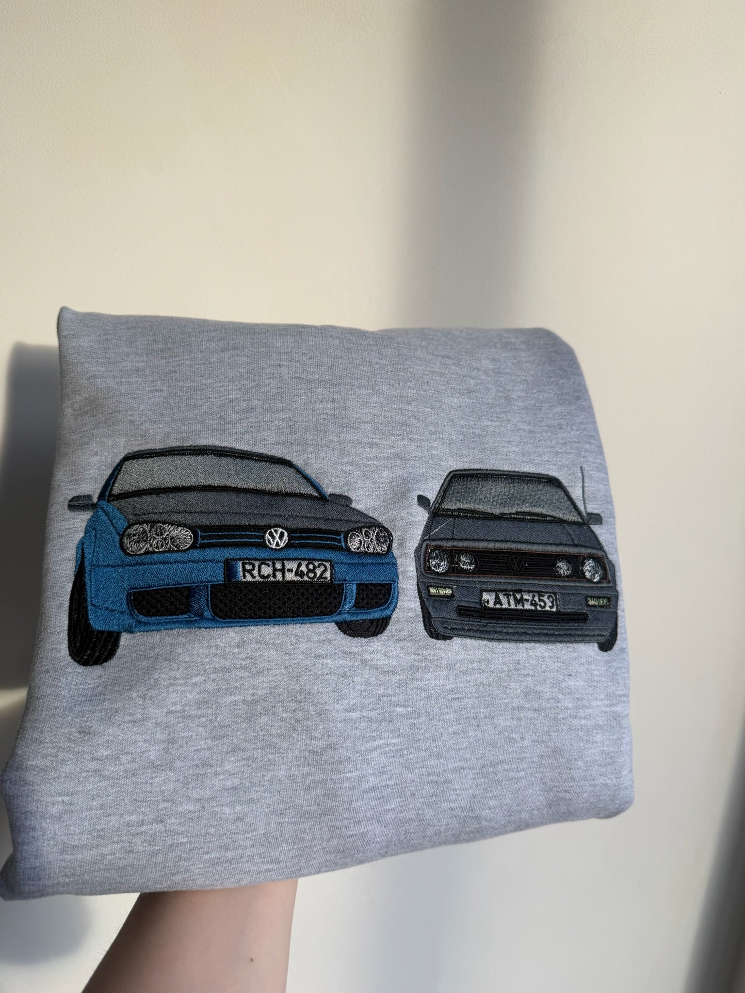 Custom car embroidery