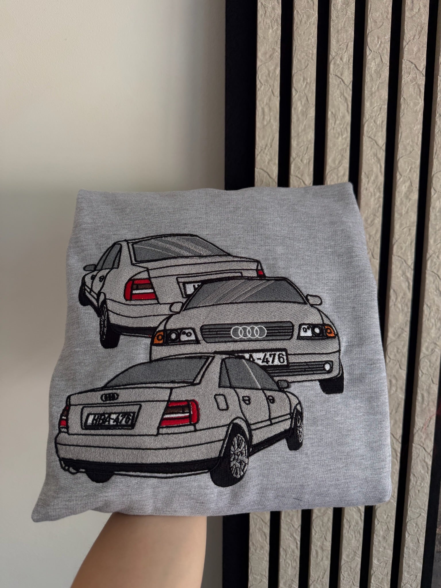 Custom car embroidery