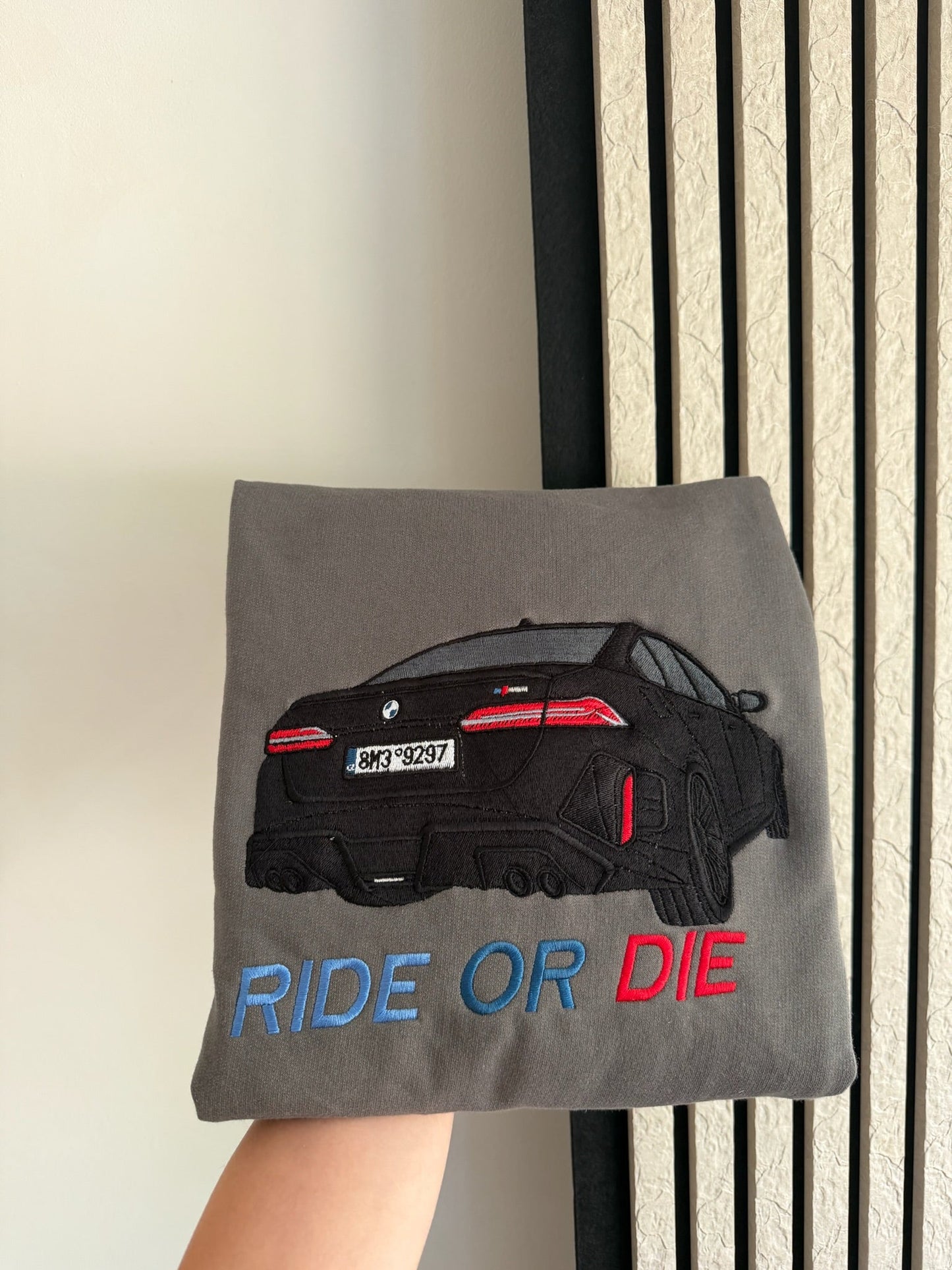 Custom car embroidery