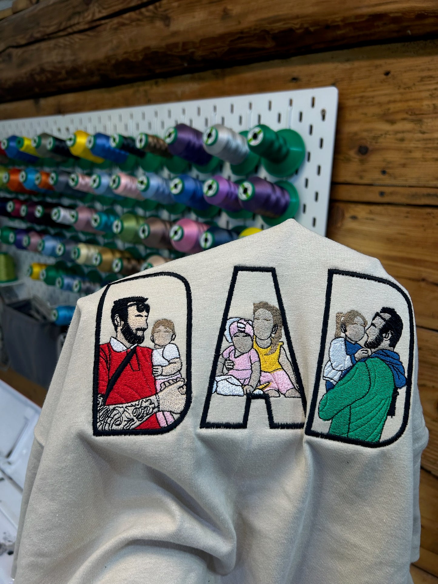 Dad & Mom Embroidery