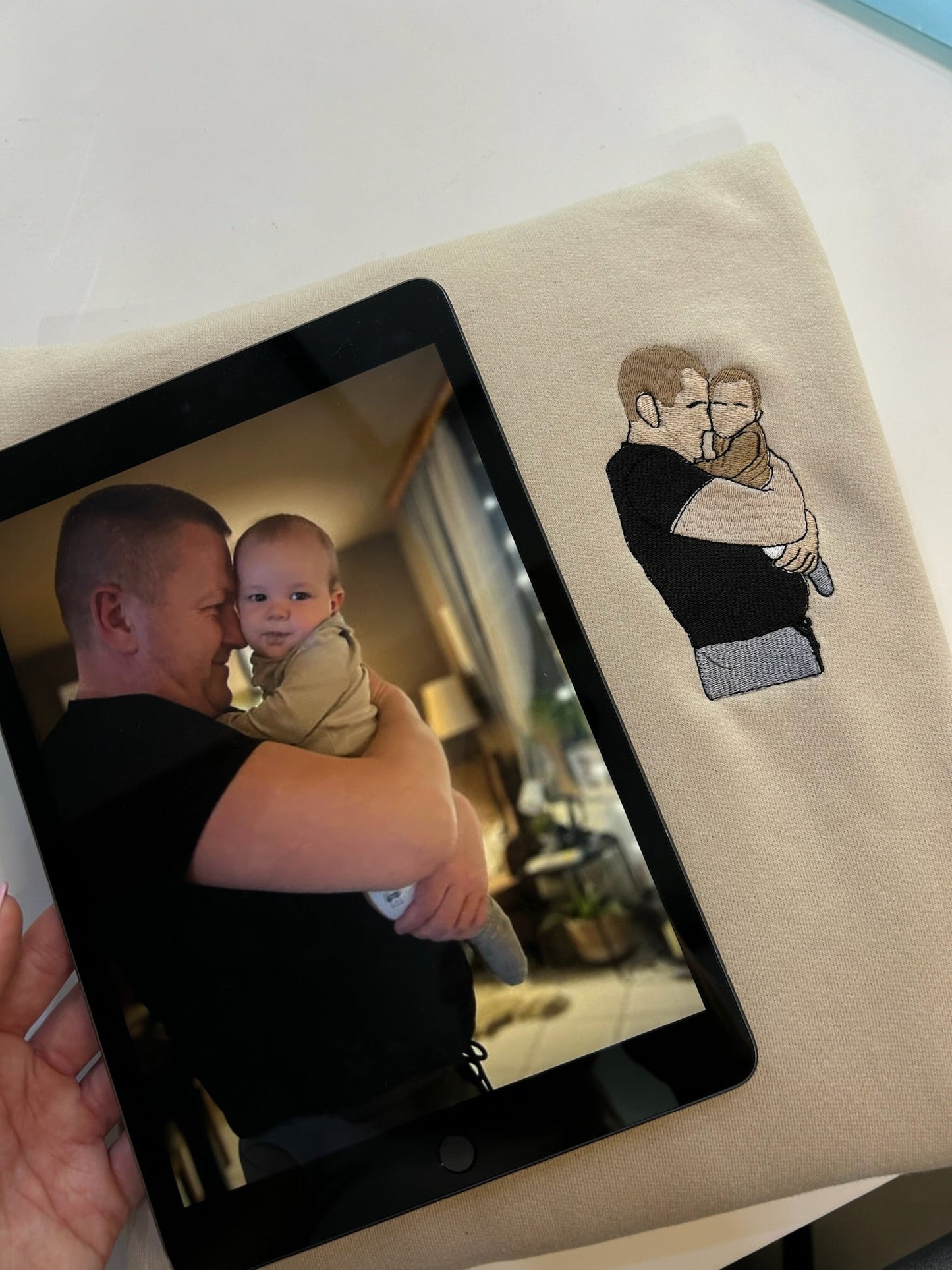 Dad embroidery in color