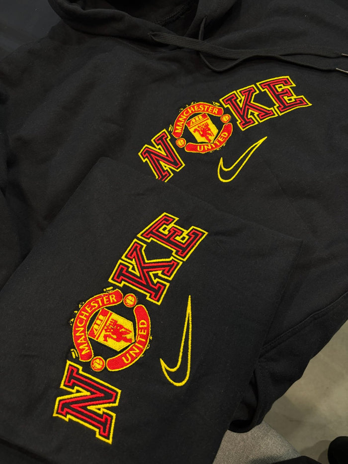Football club embroidered hoodie